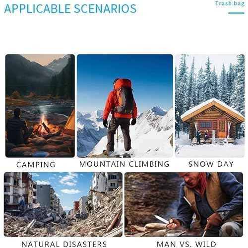 Emergency Sleeping Bag, 84"X36" Waterproof Survival Emergency Sleeping Bags for Survival, Pocket Size Survival Blanket, Thermal Bivy Sack for Outdoor Camping, Hiking,Hunting