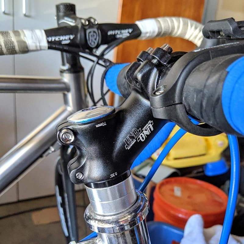 FOMTOR 31.8mm Stem 70mm 35° Handlebar Riser for 1.25" Handlebars