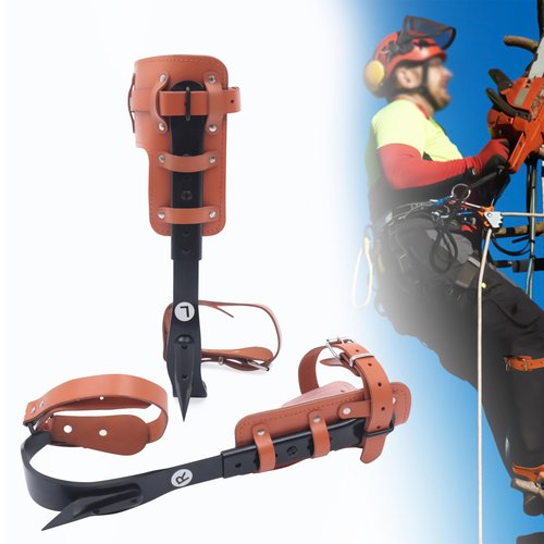 SOKDNHF Tree Climbing Spikes Set, Tree Climbing Gear Pole Climbing Spurs Tool, Climbing Spurs Gaffs for Cut Down Wood, Pick Fruit, Repair Branches