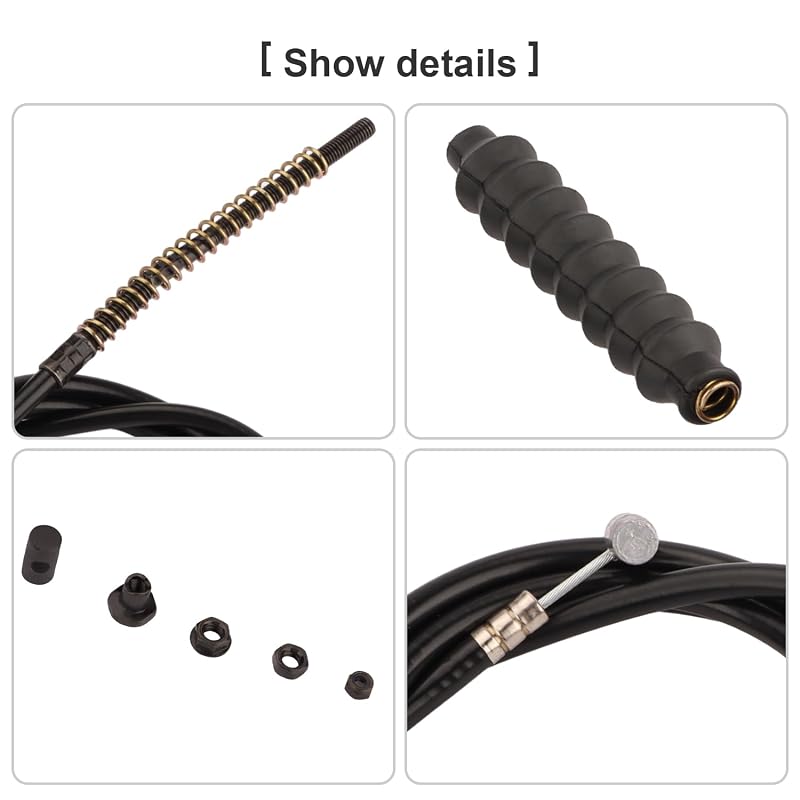 Front Brake Cable for Segway Ninebot Max G30 Electric Scooter - 130cm Steel Cable