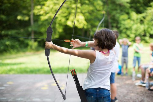 Dostyle 44" Bow and Arrow Set for Kids Children Outdoor Youth Recurve Bow Junior Archery Training for Kids Teams Game Gift