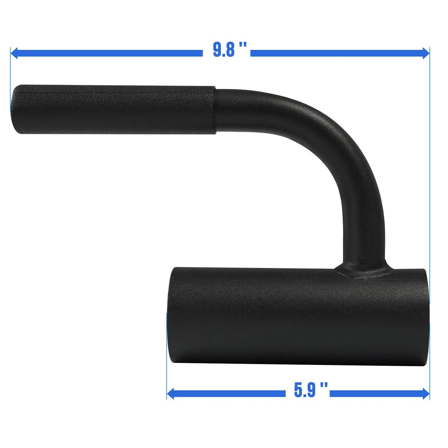 Yes4All Single Arm Landmine Handle for 2-inch Olympic Barbell - Anti Slip Handle (2.87), Black Single Landmine Handle