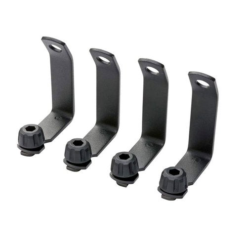 Yakima LoadStop Steel T-Slot Truck Crossbar Accessory with Built in Tie-Down Points Handles up to 250 Pounds, Black (Set of 4)