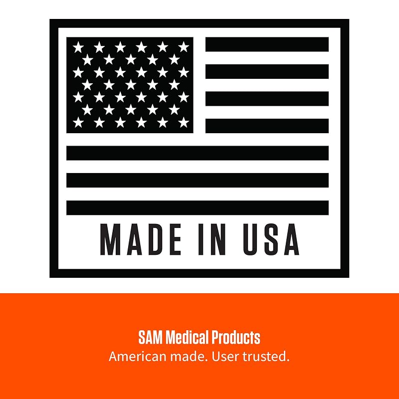 Small Flat Fold SAM Splint 9" x 4.25" - Moldable Aluminum Foam Immobilizer