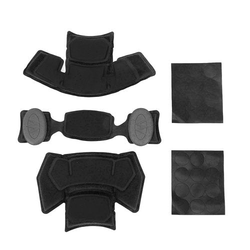 Tactical Helmet Pads, Helmet Replacement Pads Universal Foam Padding Kits Set Accessories, Combat Helmet Liner System Internal Memory Sponge Pad Protective Mat Helmet Pad Accessories,Tan,(Black)