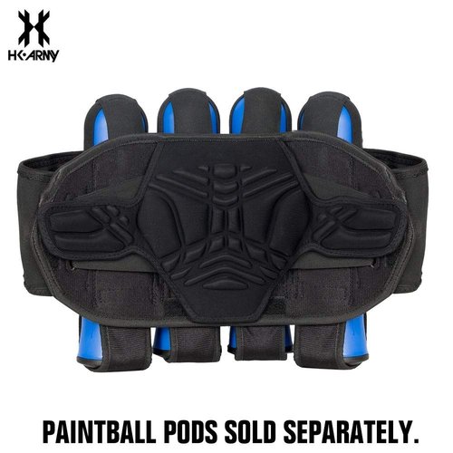 HK Army Magtek Paintball Harness Pod Pack 4+3 - Black/Red