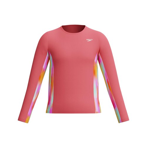 Speedo Girl's Uv Swim Shirt Long Sleeve Rashguard