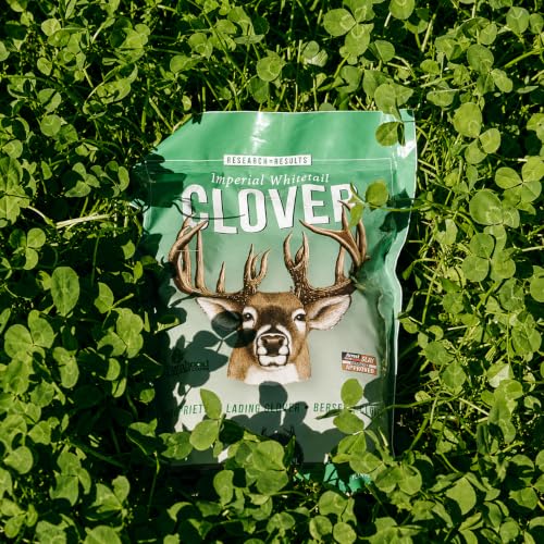 4-Pound Imperial Clover Food Plot Seed for Deer Attractant & Nutrition - Spring & Fall Planting