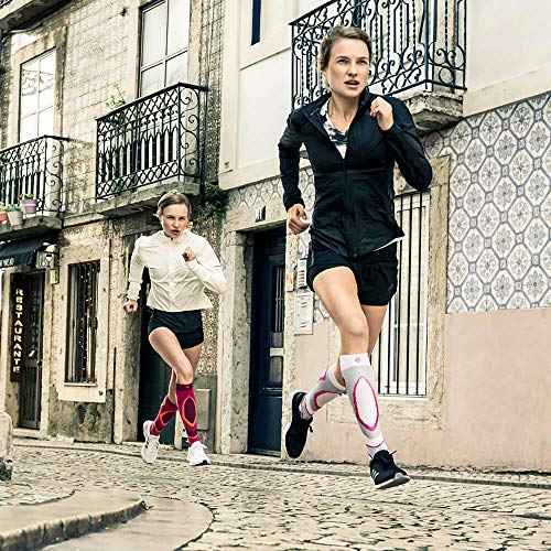Bauerfeind Run Performance Compression Socks - Targeted Compression Zones - Increased Ankle Stability - Heel and Sole Relief