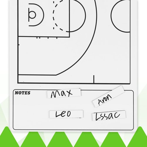 HIGHRAZON 30Pcs 0.5 x 2.36 inch Baseball Lineup Magnets, Strong Magnetic, Repeatable Coaching Board Magnets, Magnetic Name Lineup