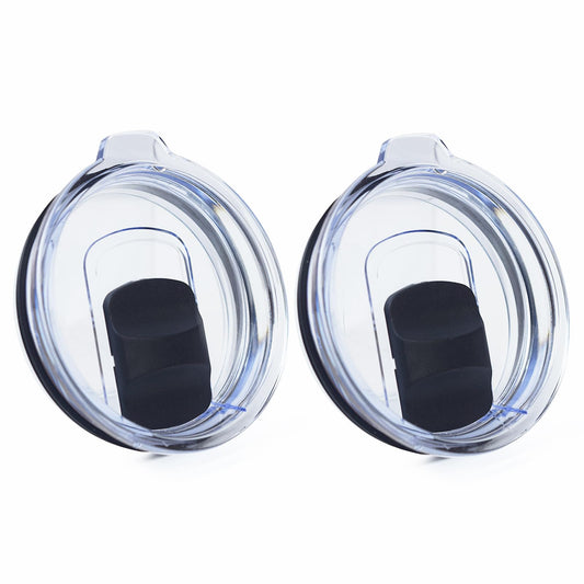 2 Pack 20 oz Tumbler Lid, Magnetic Slider Replacement Lids for YETI 20 oz Tumbler, 10/24 oz Mug and 10 oz Lowball, Spill Proof Cup Lids Covers Compatible for Ozark Trail, Old Style Rtic, BPA Free