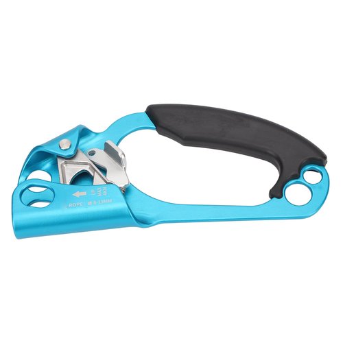 Yuecoom Hand Ascender Stable Grip Strong Ascender Mountaineering Supplies (Right Blue)