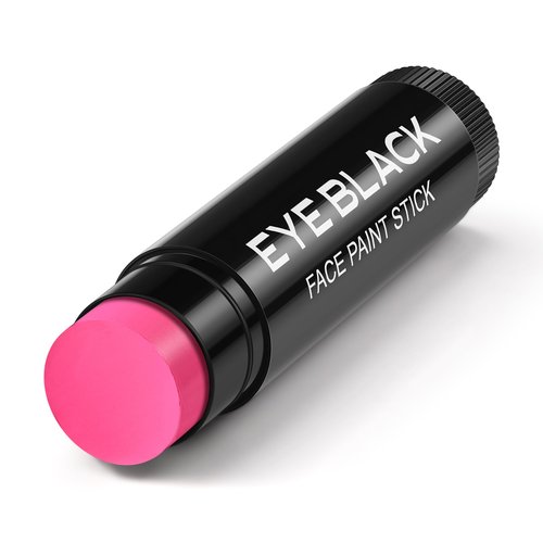 DALVGFN PINK EYE BLACK STICK, Anti-Glare Eyeblack For Baseball Football Softball Lacrosse, Sweat-Proof Eye Black Grease Paint For Adults Kids, Smooth & Long Lasting, Rich Full Coverage Color