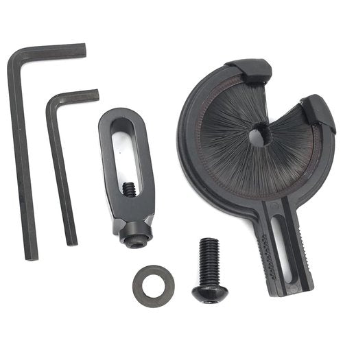 Whisker Biscuit Arrow Rest, Archery Compound Bow Brush Round Hand Brush Screw Bristle Arrow Stand on for Arrow Maintenance