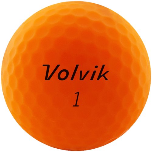 Volvik Vivid Soft Matte Finish Orange Golf Balls (One Dozen)