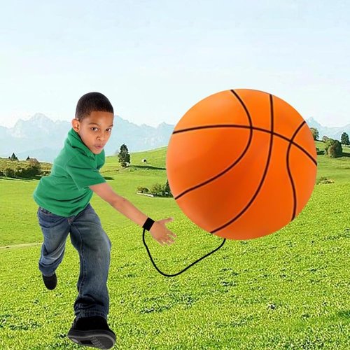 TypoGrove Reaction Training Ball with Adjustable Wrist Strap - High-Elasticity Rubber Basketball Trainer for Agility Drills and Reflex Exercises, Elastic String Sports Equipment for Athletes