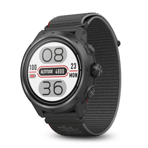 COROS APEX 2 Pro Outdoor GPS Watch, 1.3" Sapphire Titanium, 24-Day Battery Life, Dual-Freq GPS, On-Wrist Navigation, Offline Maps, Heart Rate Monitor, Track Sleep, Running, Biking, Climbing-Black