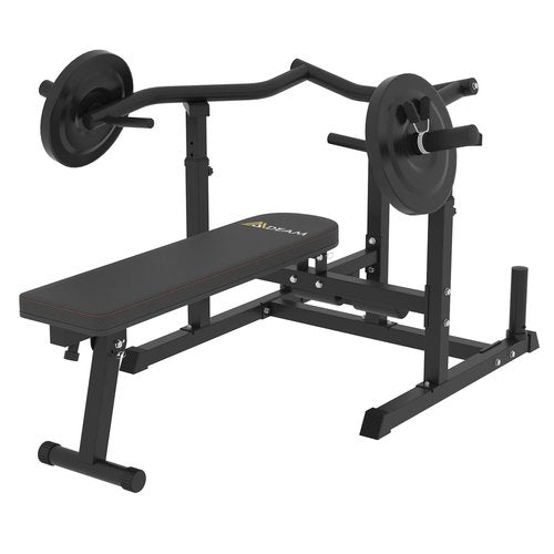 Chest Press Machine, 2"*2" Chest Workout Equipment with Independent Converging Arms Adjustable Incline Bench for Chest & Arms, AB Workouts, Shoulder