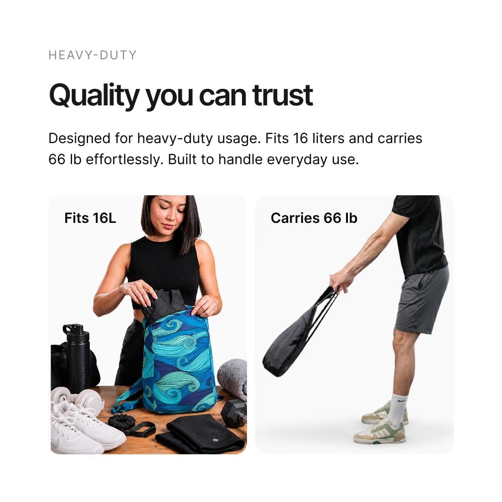 Nanobag Daypack - Ultralight 16L Foldable Travel & Hiking Backpack, Reusable, Packable, Collapsible Bag for Men & Women