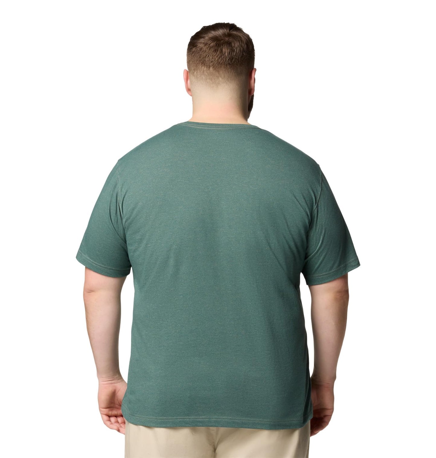 Columbia Mens Thistletown Hills Short Sleeve T-Shirt, Stone Green Heather, 6X