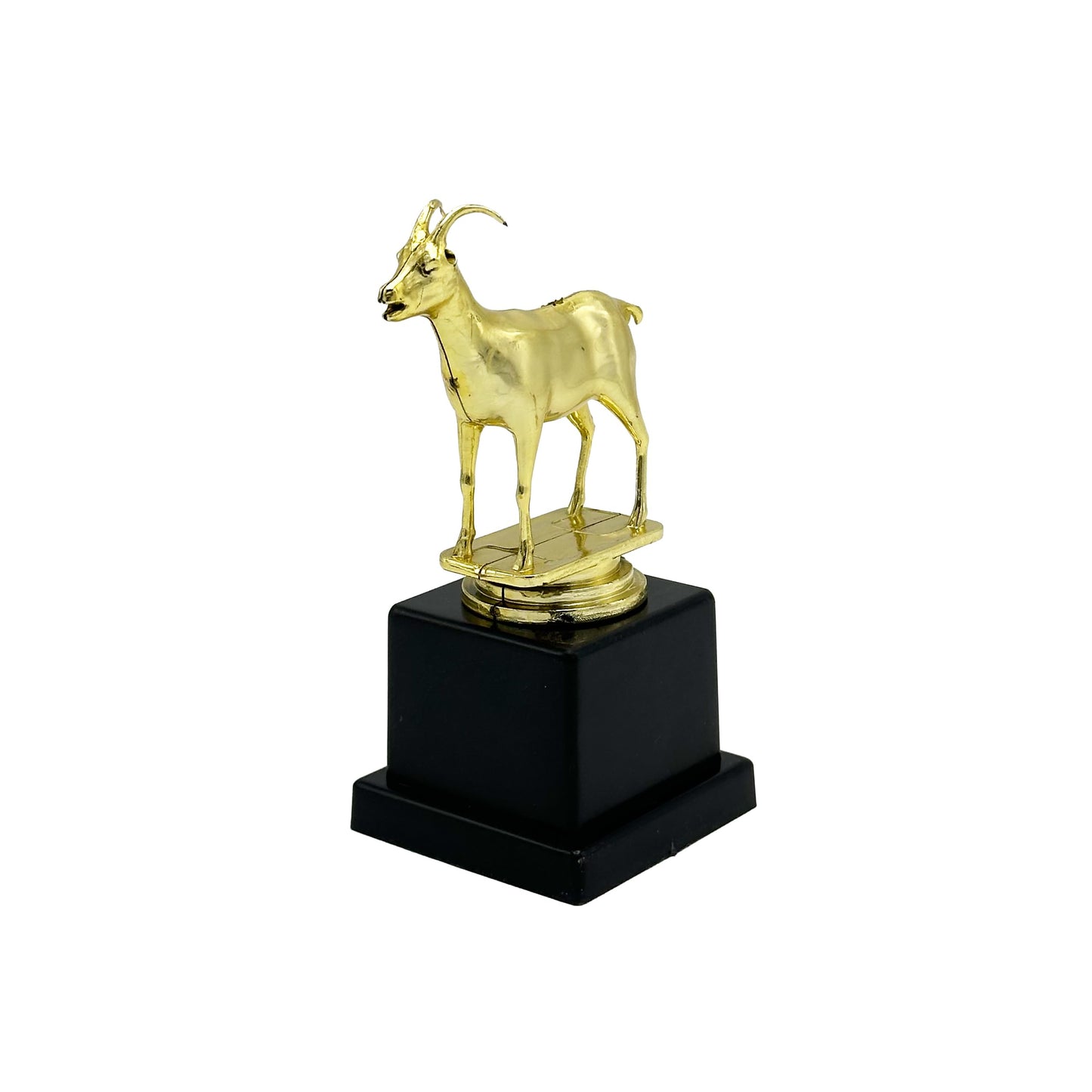 Island Dogs The Goat Trophy - Hilarious Plastic Funny Trophy, Perfect for Awarding The Greatest of All Time, Fun Novelty Award Item for All Ages and Abilities