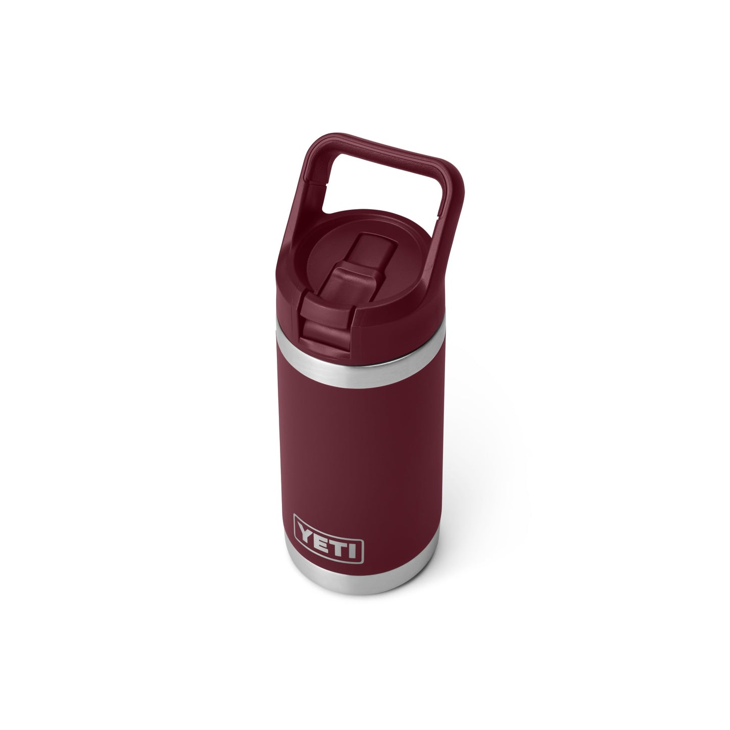 YETI Rambler Jr. 12 oz Kids Bottle, with Straw Cap, Wild Vine Red