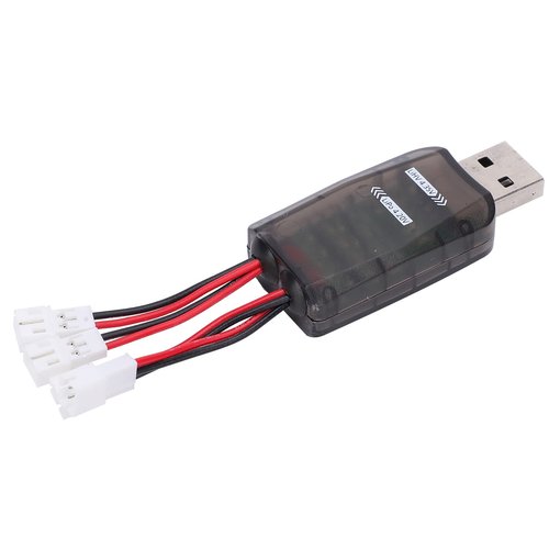 Airsoft Battery Charger, RC Charger Lipo Battery Charger USB Battery Charger, RC Car Battery Charger, Lithium Battery Charger, Car Boat Charger Cable with LED Indicators for RC