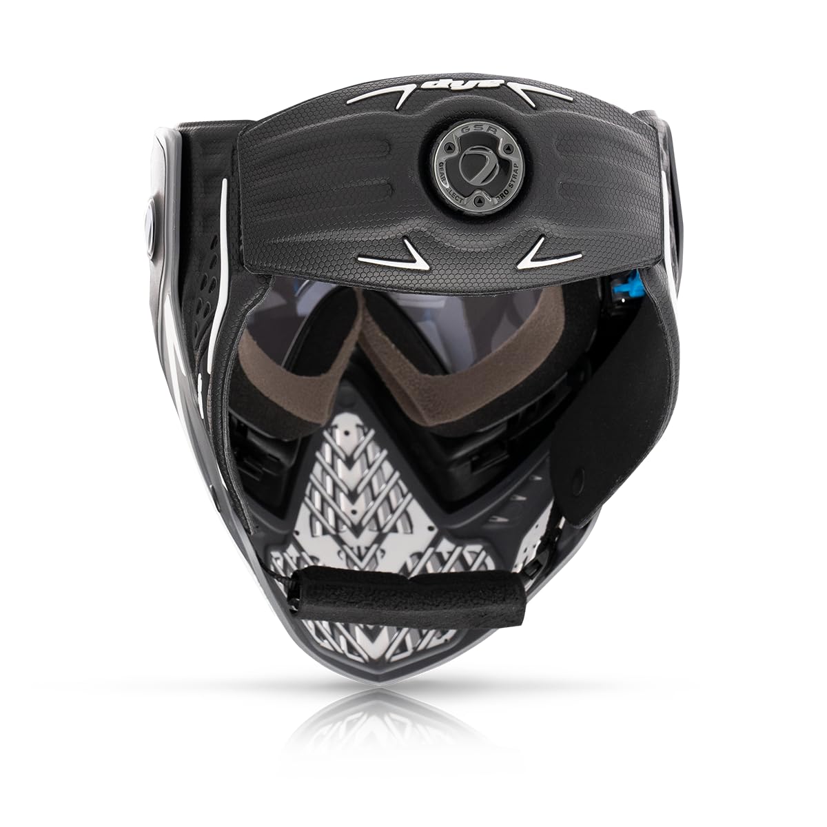 Maddog Dye i5 Thermal Dual-Pane Anti-Fog Lens Paintball Airsoft Mask Goggle System Combo with Microfiber Storage Bag | High Performance Safety Certified Protection - Shades - Grey/White/Black