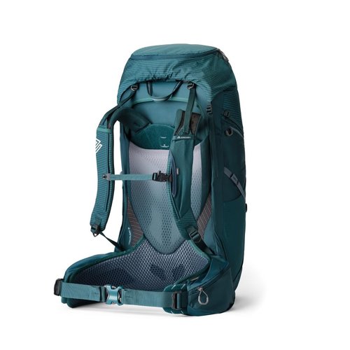 Gregory Maven 58L Women's Backpacking Pack, Breathable Backpanel and Shoulder Harness, Built-In Hydration Sleeve (Reservoir Not Included), Small/Medium, Ocean Slate