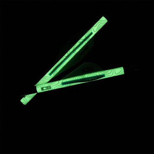 Bohning Glow in The Dark Topographical Arrow Wraps 13 Pack, 5.5", Large