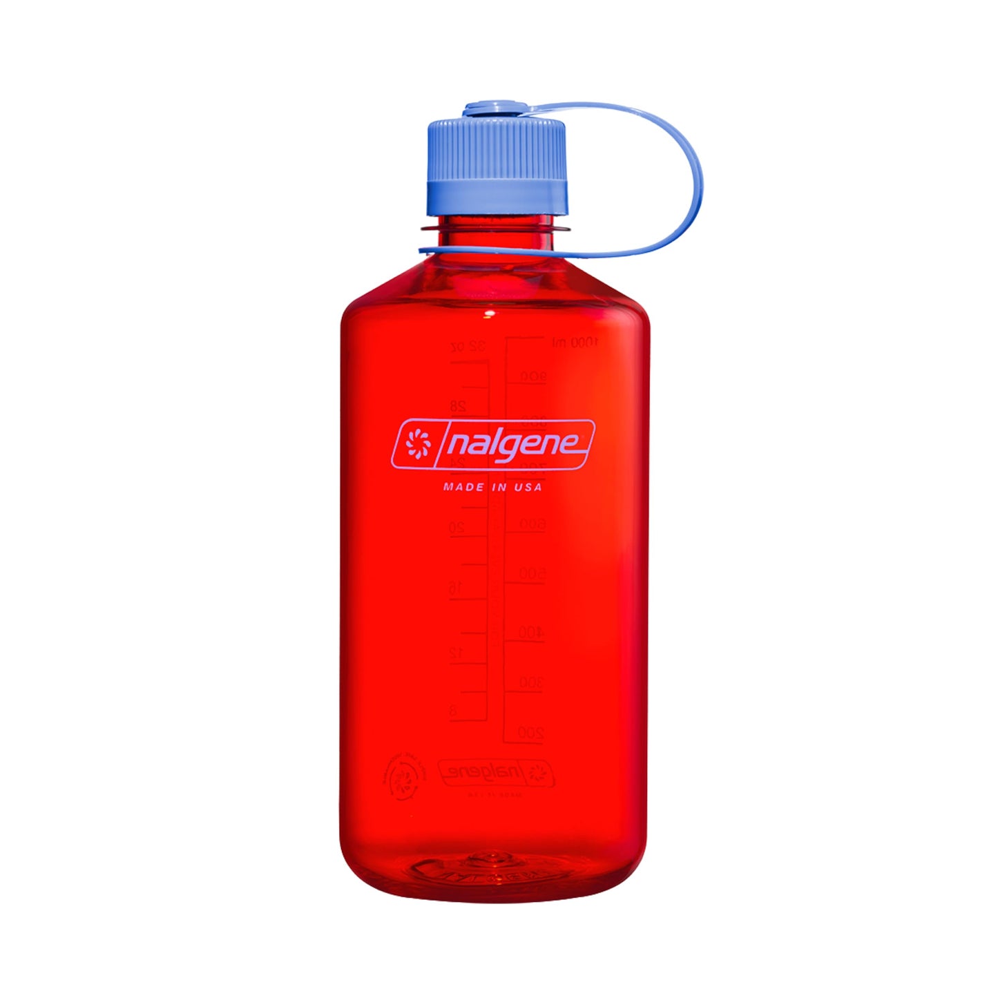 Nalgene 32 oz Narrow Mouth Water Bottle | BPA-Free, Durable & Leak Proof, Lghtweght Bottle for Hkng, Gym & Travel, Marmalade Orange