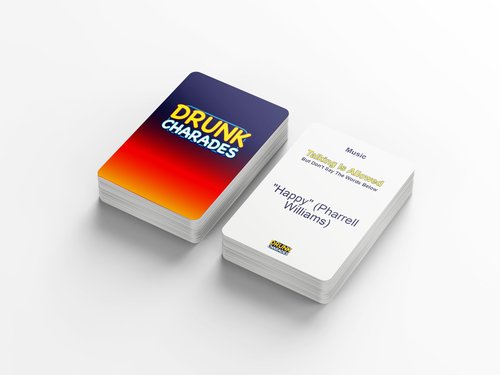 Card Plug Drunk Charades ??Hilarious Adult Drinking Game for Parties - Fun Word Guessing Game for Adults, Perfect for Game Nights, Birthdays, and Get-Togethers