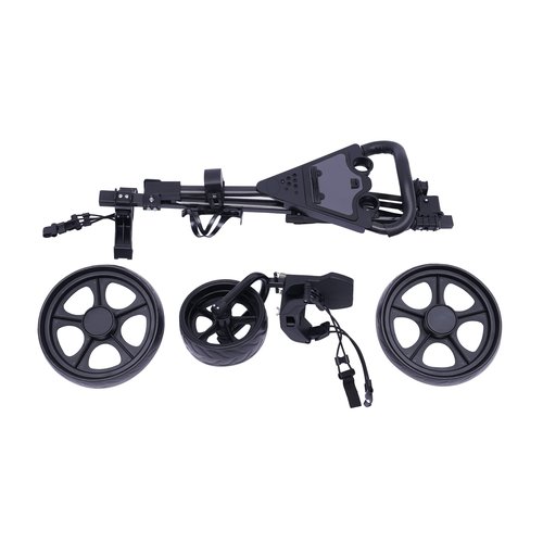 Faniop Foldable Golf Push Cart with Foot Brake, 3-Wheel Design, EVA Wheels, Golf Bag Holder, Scoreboard, Cup Holder, for Golf Enthusiasts