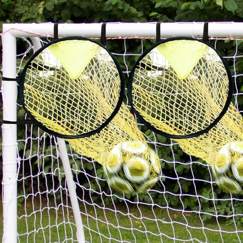Football Target Net 2 Pcs Soccer Goal Training Accuracy Practice Easy Attach Detach