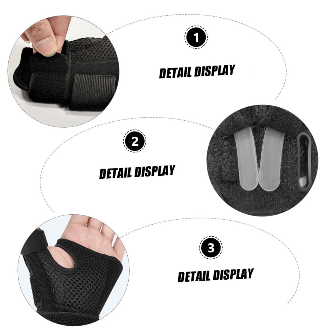 Ipetboom Sports Thumb Stabilizer and Elastic Wrist Wrap for Fitness and Basketball Breathable Finger Support for Injury and Performance Unisex Design for Comfortable Use