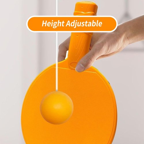 Door Ping Pong Game Over The Door: Adjustable Door Mounted Ping Pong Coach Door Blocked Ping Pong Entry Kit, Suitable for Ages 6+(1 Pcs Trainer 6 Balls)