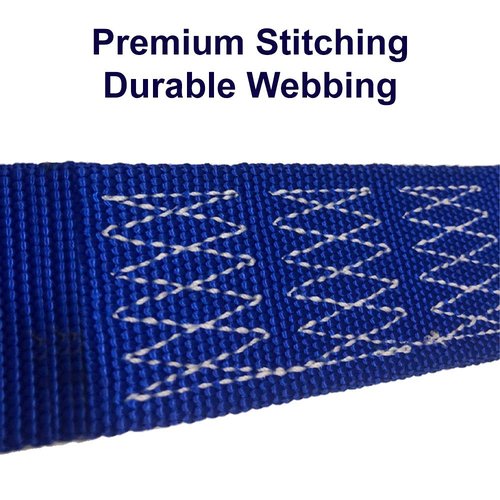 Rock-N-Rescue Professional Nylon Web Anchor Strap - Safety-Rated D-Ring Configuration, Heavy-Duty Fall Protection Equipment, Multiple Lengths 60 Inch, Industrial Safety Gear