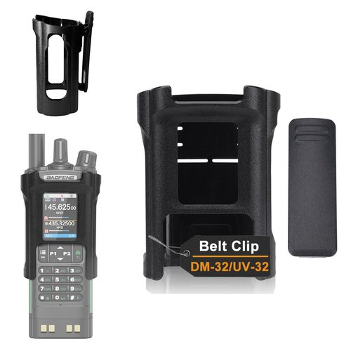 CMIITallki UV-32 DM-32 DM-32UV Walkie Talkie Belt Clip Carry Holster Case Convenient Hanger for Baofeng UV32 DM32 Radio Accessory 1PCS