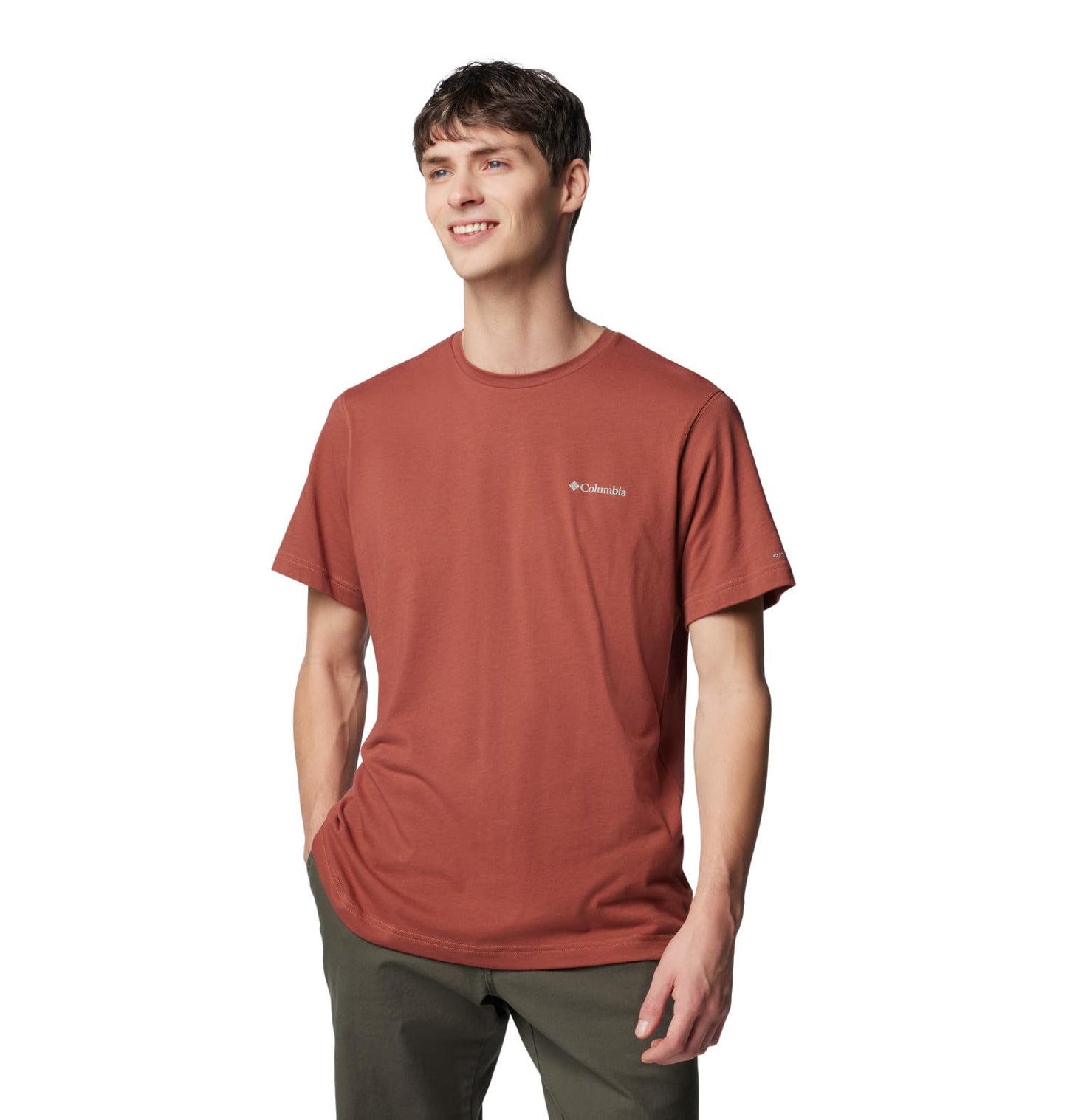 Columbia Men's Thistletown Hills Short Sleeve, Auburn Heather, 1X