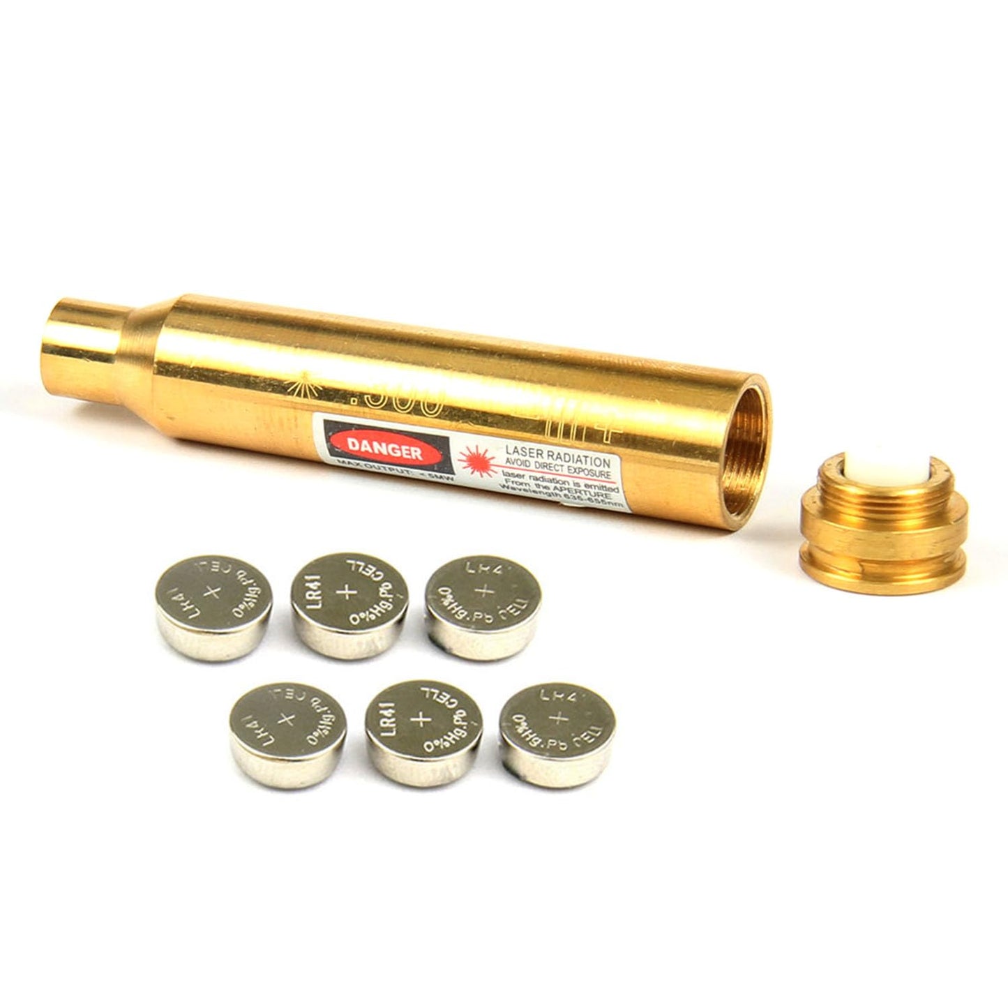 TACFUN Cal .300 Win MAG Red Laser Bore Sight Boresighter Laser Boresight with 2 Sets of Batteries