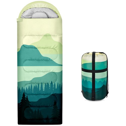 Ausletie Sleeping Bags for Adults Kids,3 Seasons Cold Warm Weather Waterproof Lightweight Camping Sleeping Bags for Men and Women,Camping Outdoor Travel
