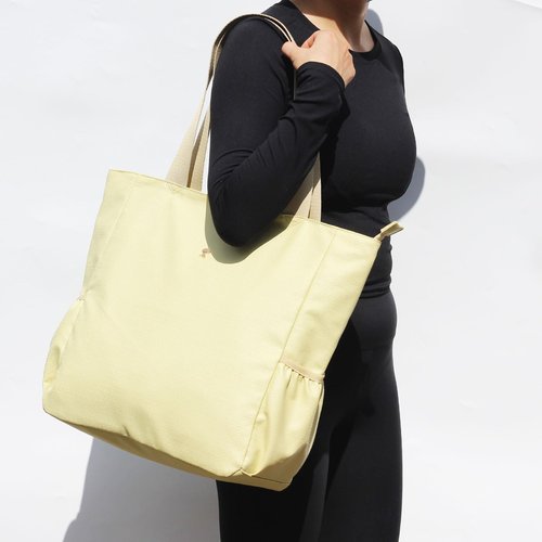ESVAN Original Floral Water Resistant Large Tote Bag Shoulder Bag for Gym Beach Travel Daily Bags Upgraded ([Z] Light Green)