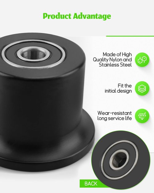 6 Rolling Seat Trolley Wheels, Sliding Seat Bracket Roller, Fit for Pr1000, Elite, Bowflex Home Gym Blaze, Schwinn Comp, Classic, Motivator2, Sport, Conquest, Ultimate2
