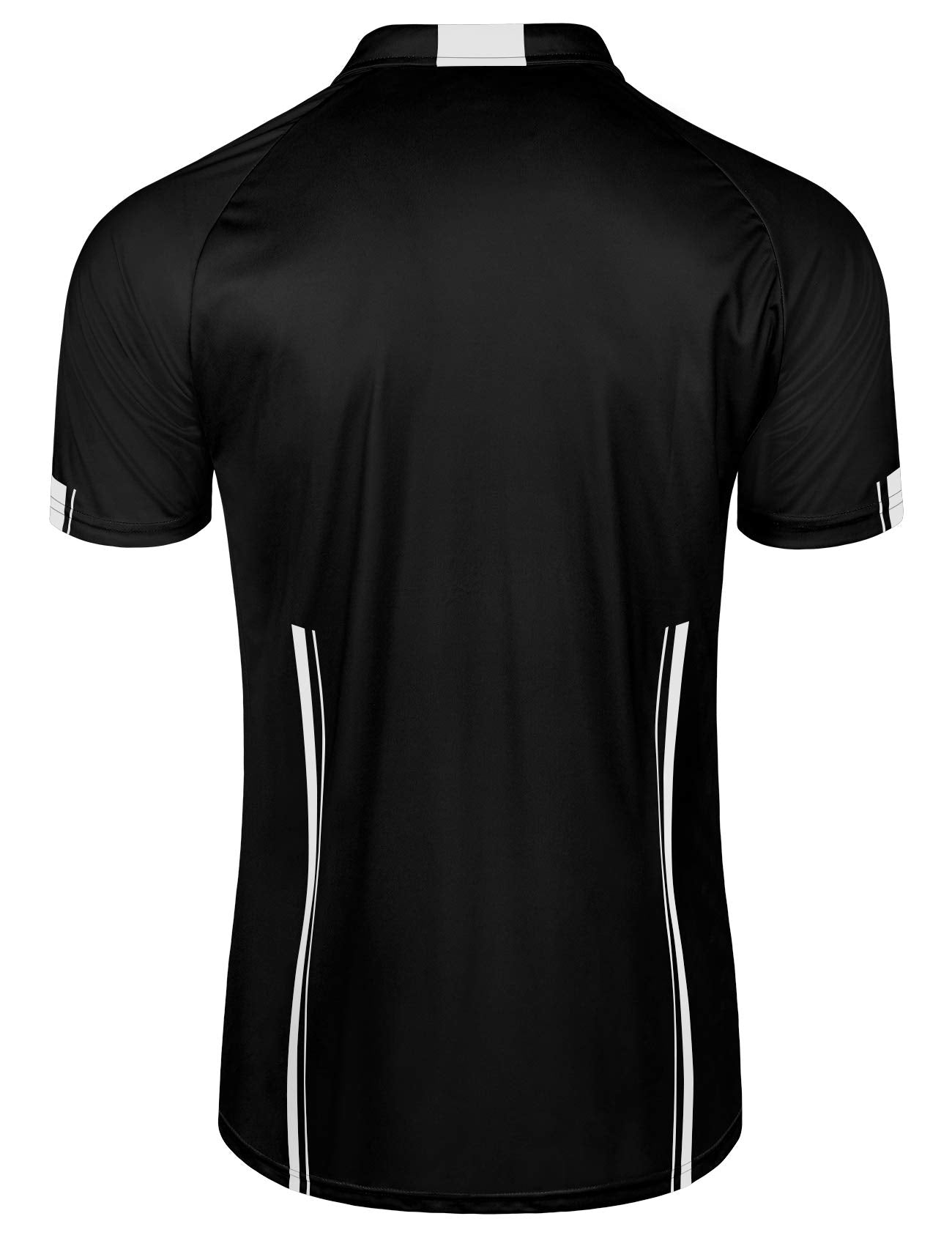 FitsT4 Sports Pro Soccer Referee Jersey Short Sleeve Ref Shirts Black X-Small