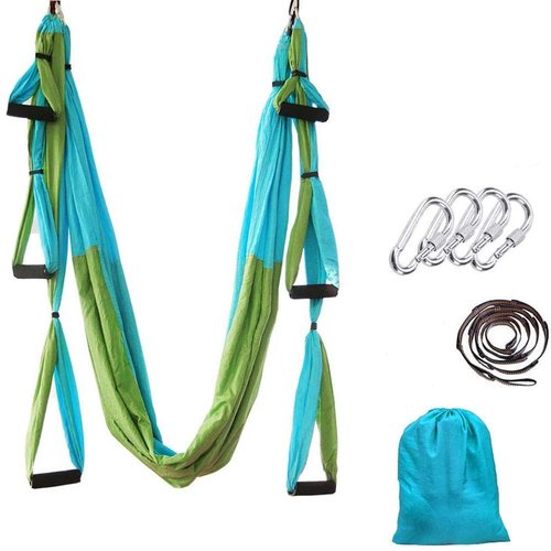 Ovyuzhen Aerial Yoga Hammock, Ultra Strong Hammock Set, Antigravity Ceiling Hanging Yoga Sling Inversion Exercises