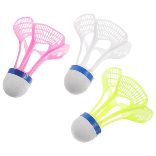 BESPORTBLE 3pcs Windproof Nylon Badminton Shuttlecocks for Indoor and Outdoor Training, Durable and Precise Control