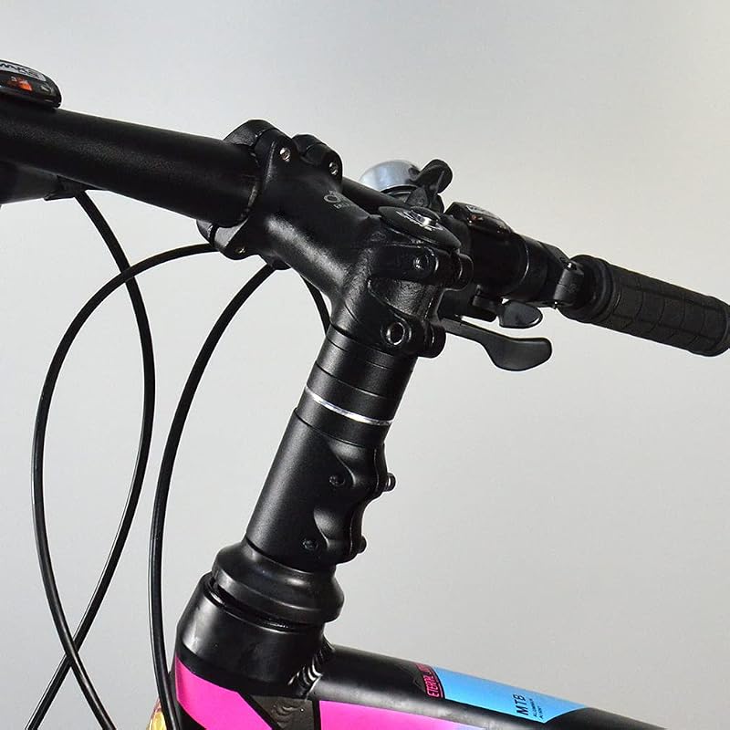 Adjustable Bike Stem Riser Extender 115mm Aluminum For 1-1/8" Headset