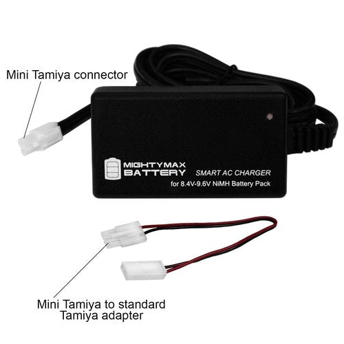 Mighty Max Battery 9.6V 2000mAh Replaces Cybergun Colt M4A1 Carbine Airsoft Rifle + Charger