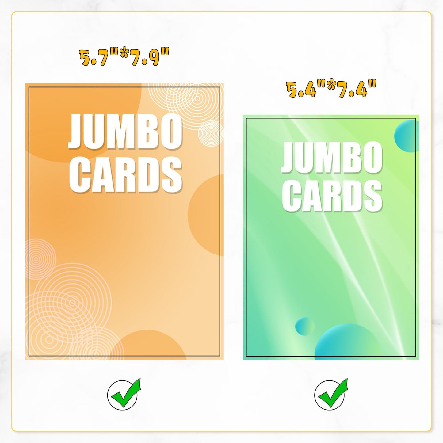 Jumbo Card Binder for PKM– WITHYU PU Leather Ringless Card Collection Binder with 60 Pockets, 5.9'' x 8.4''Card Holders Storage Album for Game Card (Carbon Black)