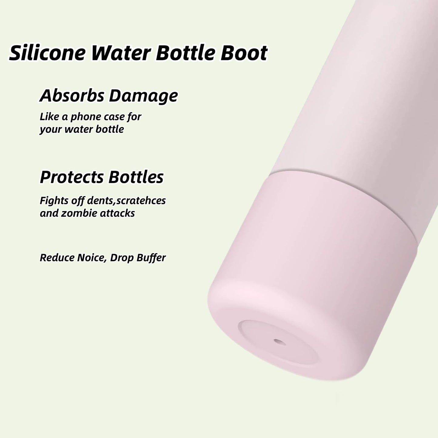 CHEMLLC Silicone Water Bottle Boot for Owala 30oz & 40oz Free Sip Sway, Water Bottle Owala Accessories (Purple)
